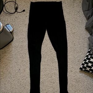 Lululemon high waisted black leggings size 4